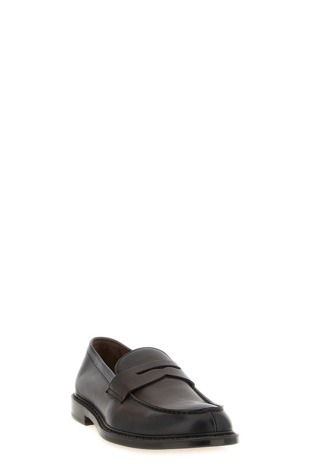 leather loafers
