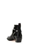 dulce belt leather ankle boots
