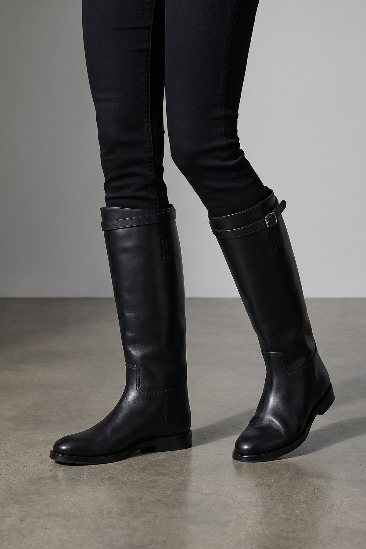michelle g calf leather boots