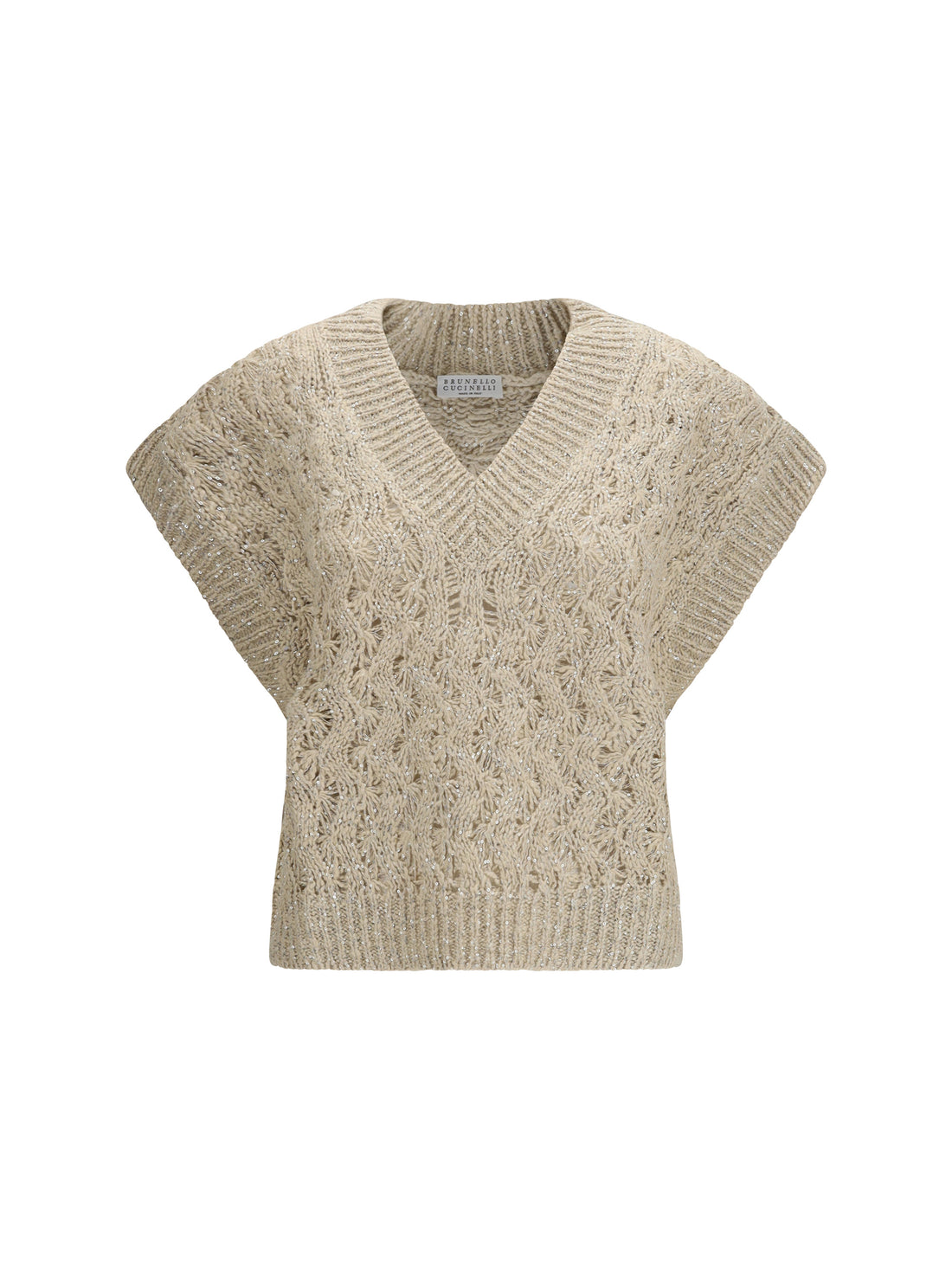 BRUNELLO CUCINELLI S silk blend sequined vest