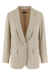 single-breasted blazer in viscose