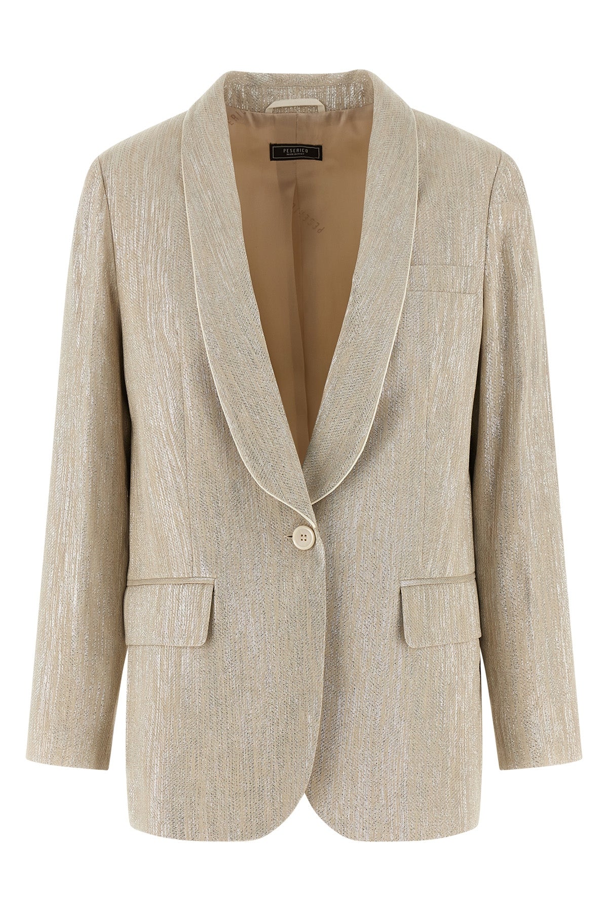 single-breasted blazer in viscose