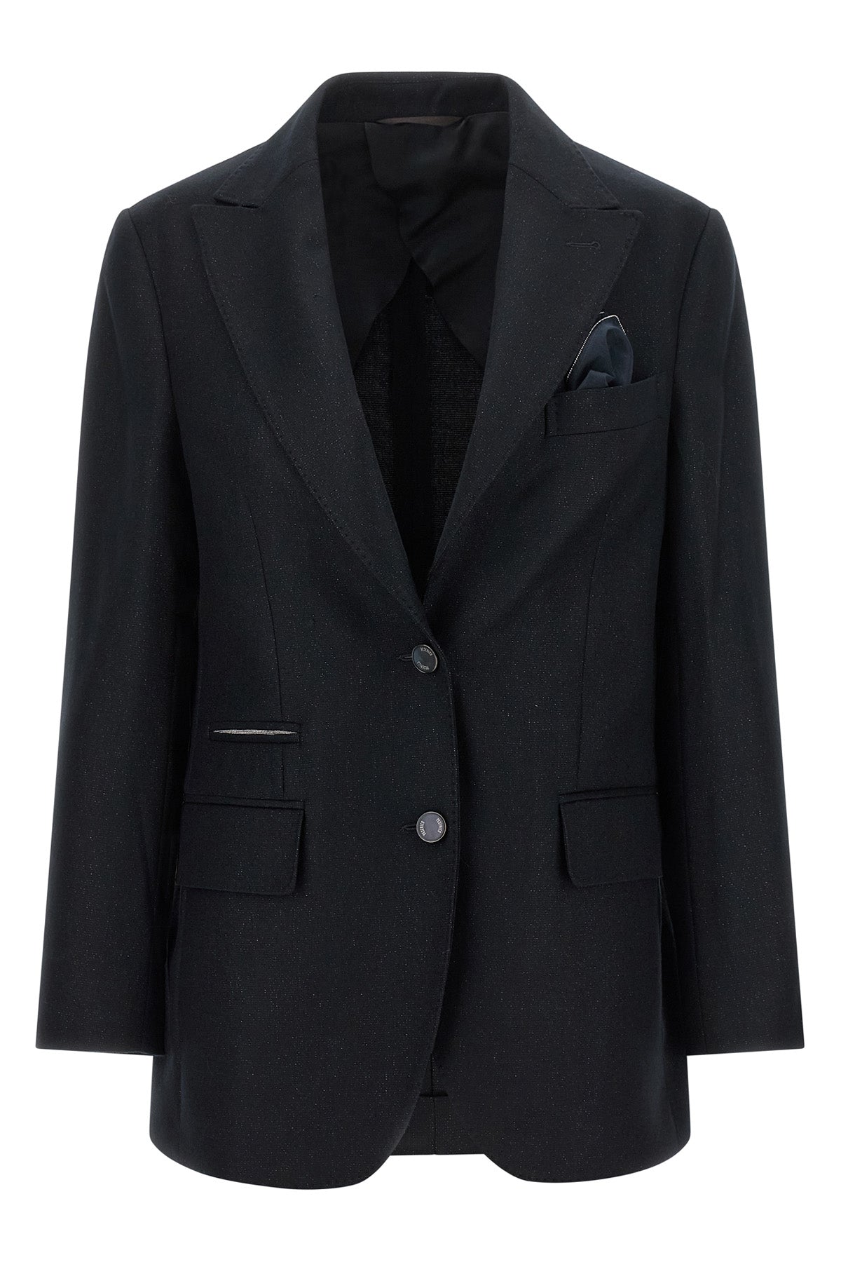 the peserico blazer in fine virgin wool stands out for its impeccable sartorial