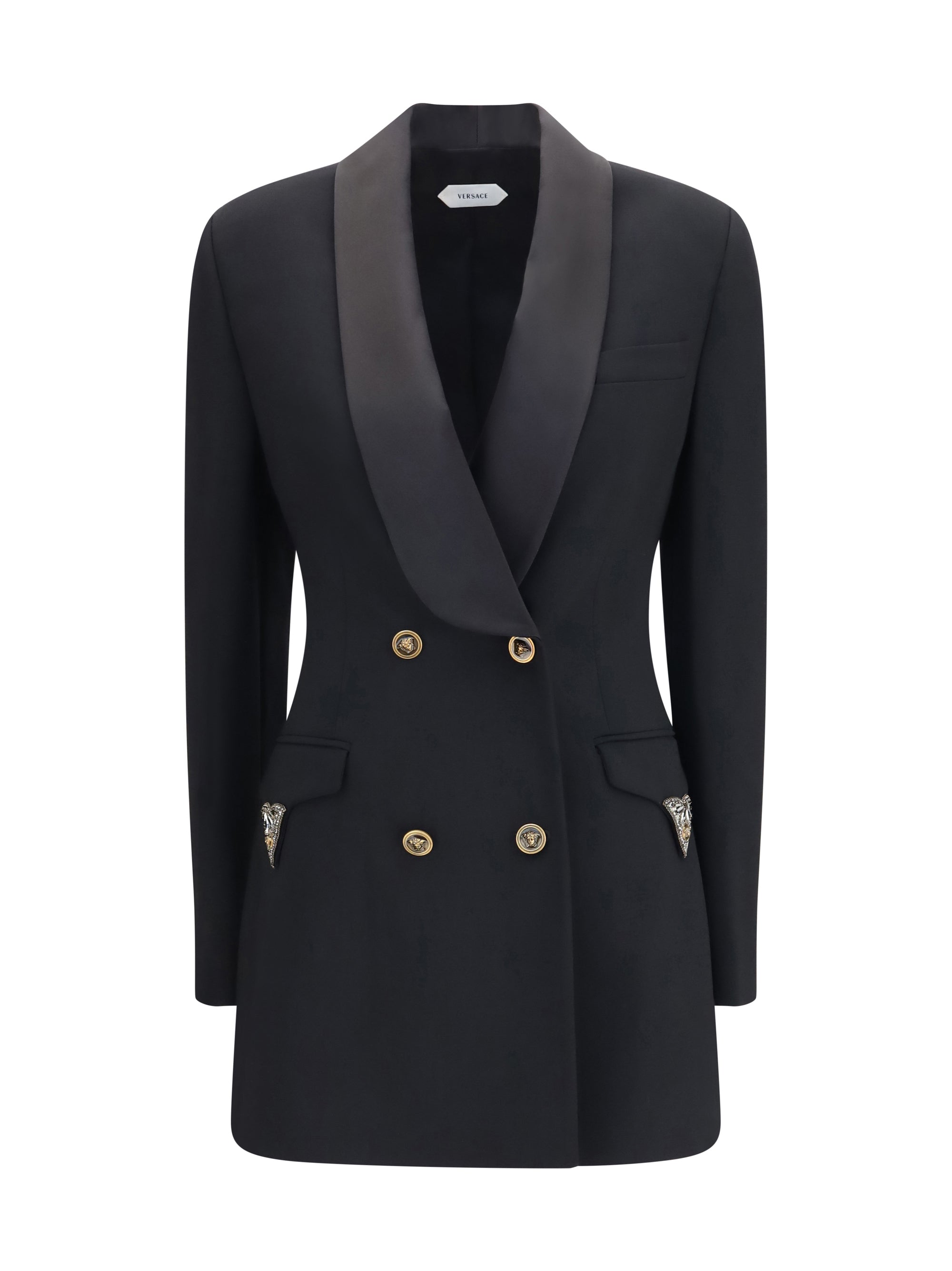 wool double breasted blazer