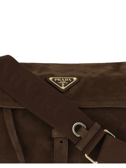 explore medium suede shoulder bag