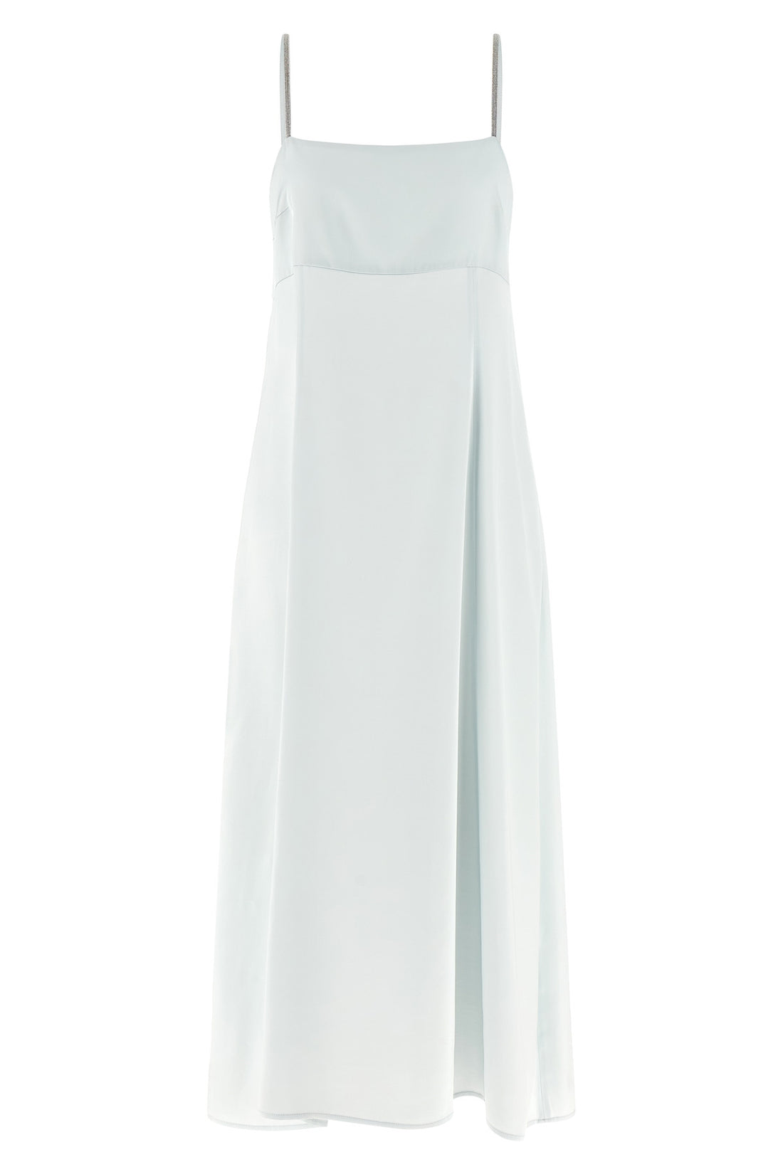 PESERICO 38 long dress in fluid viscose satin