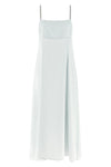 long dress in fluid viscose satin