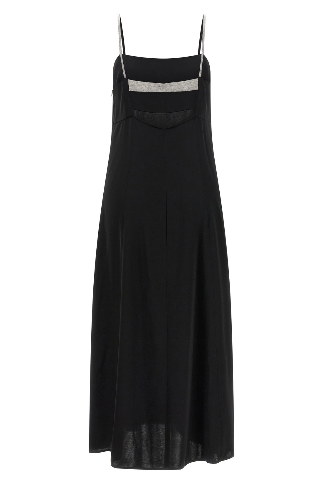 PESERICO 42 long aurea dress in shiny satin