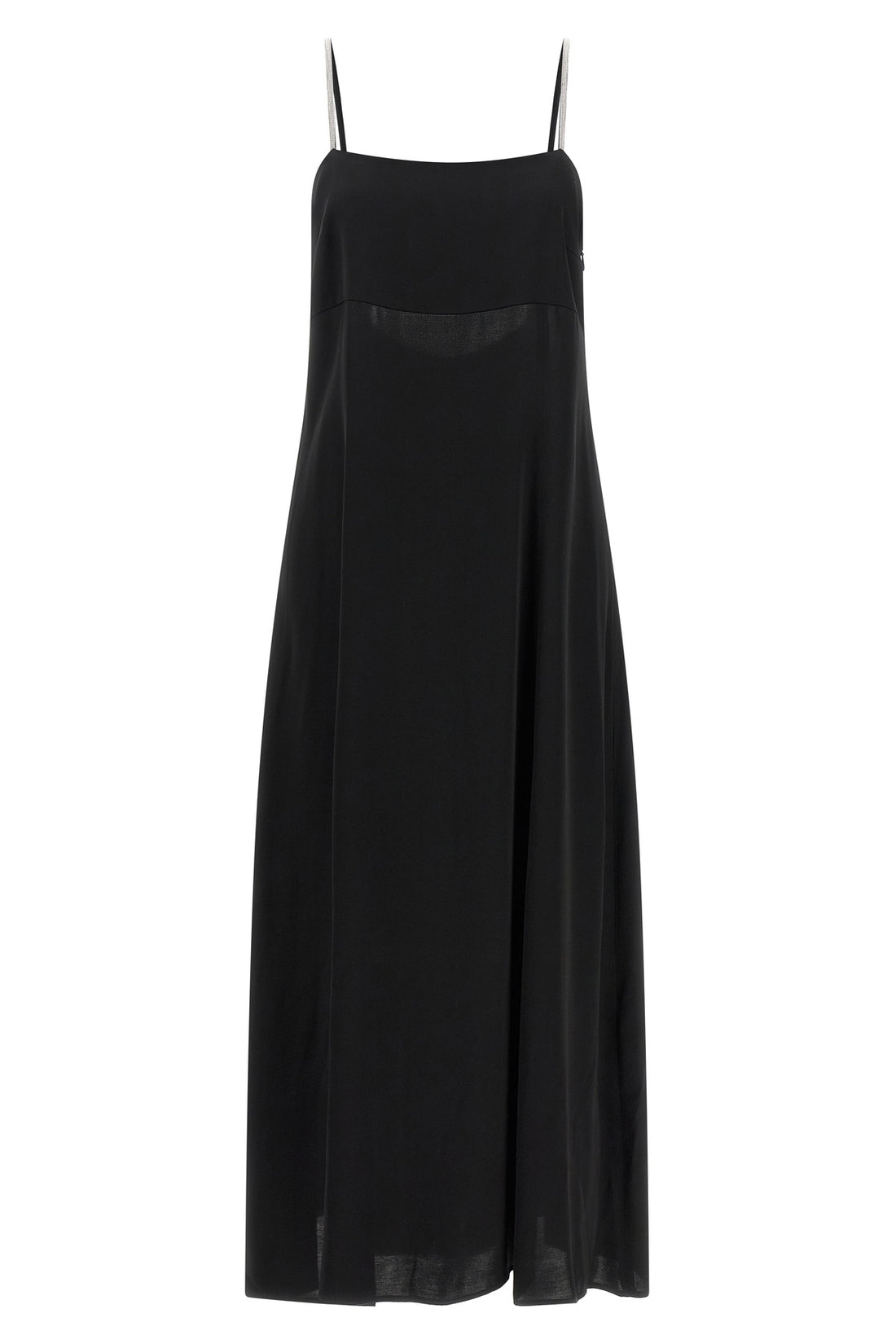 PESERICO 42 long aurea dress in shiny satin