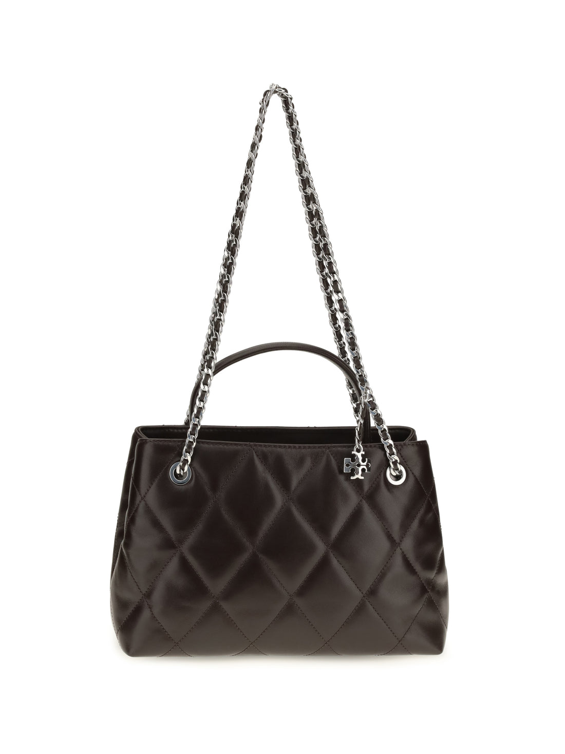 TORY BURCH OS small fleming leather tote bag