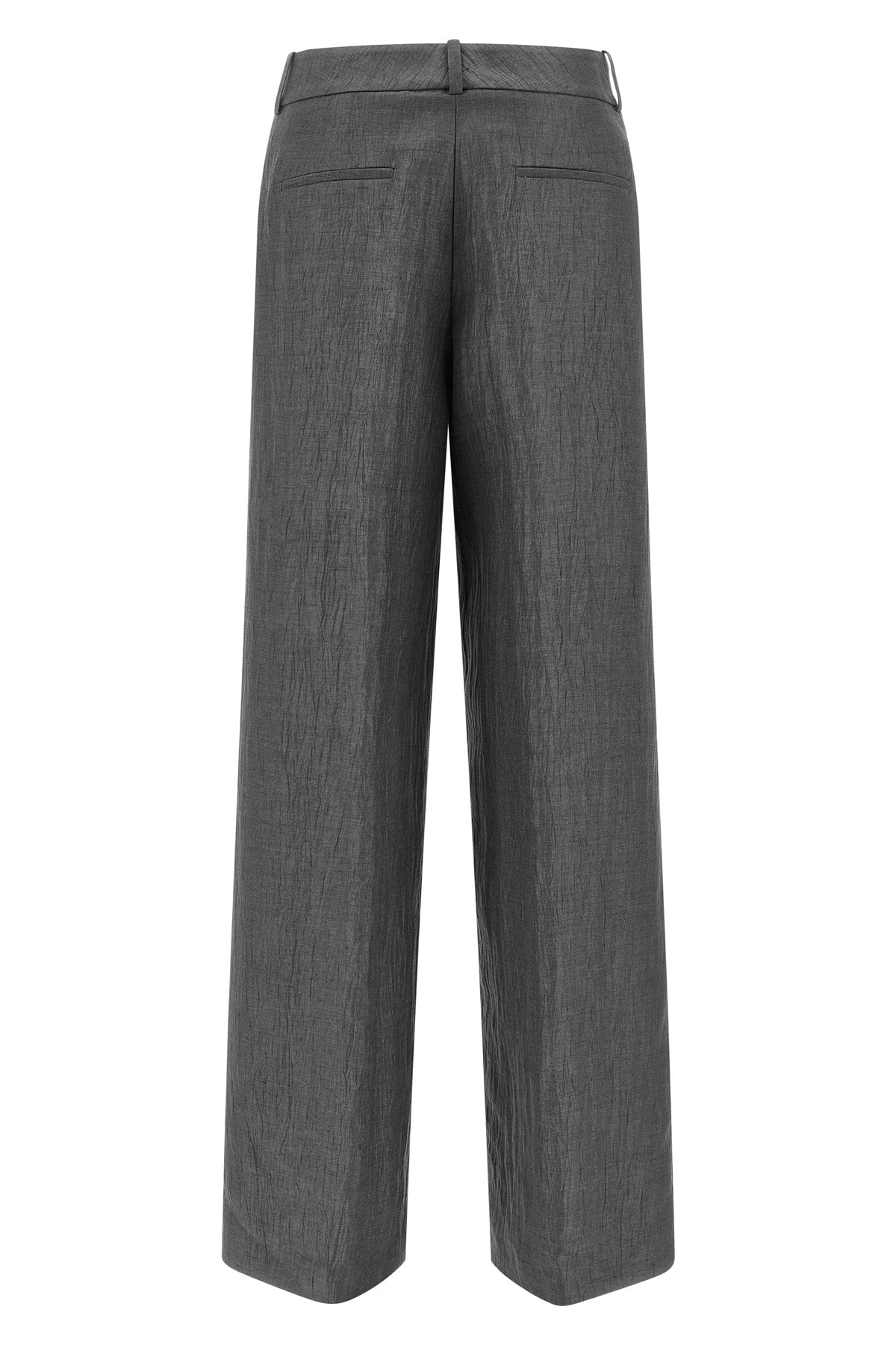 embossed wavy linen pants worked
