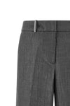 embossed wavy linen pants worked