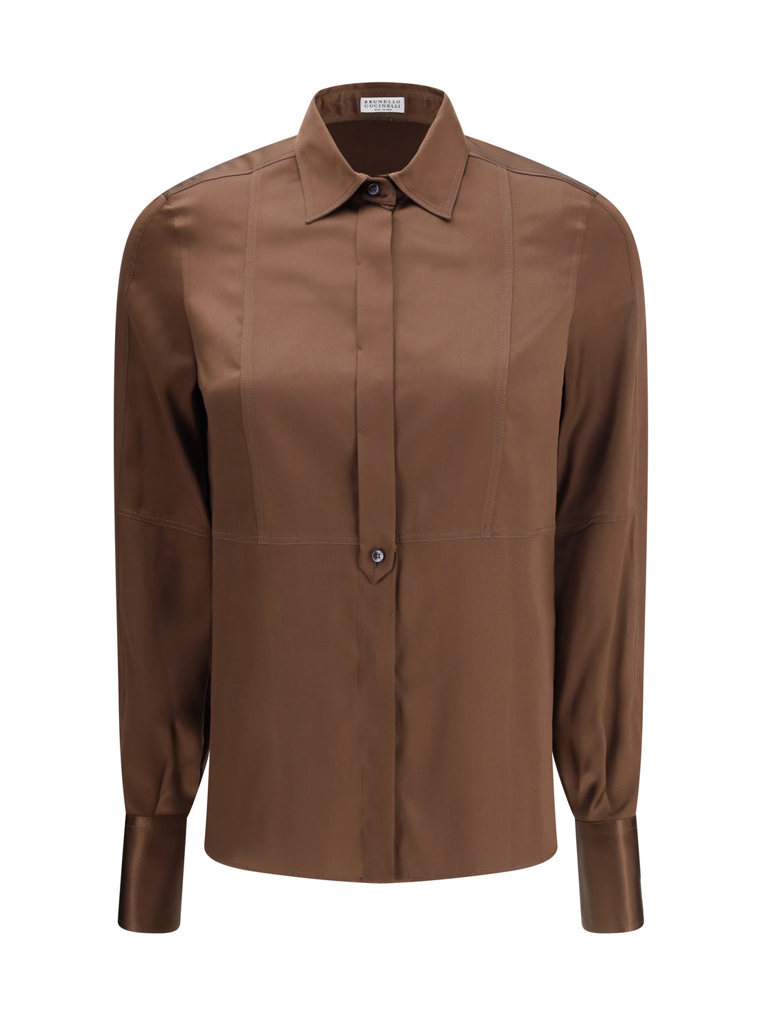 BRUNELLO CUCINELLI L silk shirt 