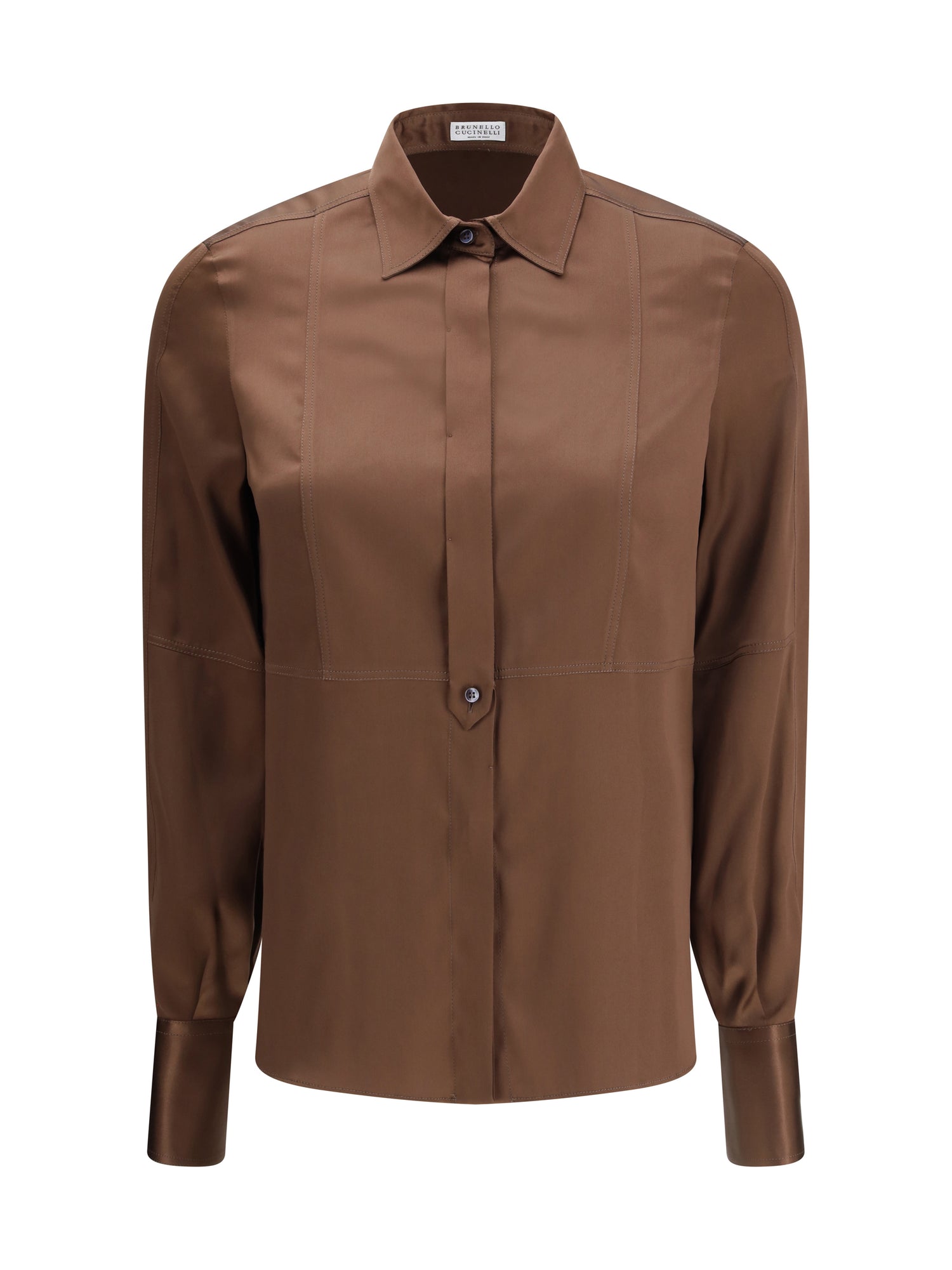 BRUNELLO CUCINELLI L silk shirt 