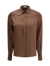 BRUNELLO CUCINELLI L silk shirt 