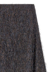 the peserico skirt defines the volumes of the wardrobe through an a-shaped model