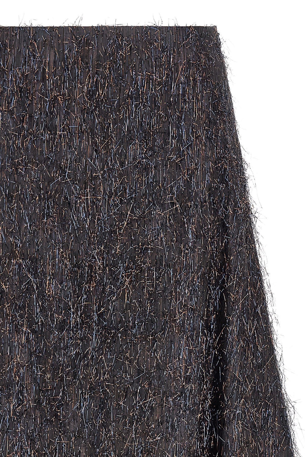 the peserico skirt defines the volumes of the wardrobe through an a-shaped model