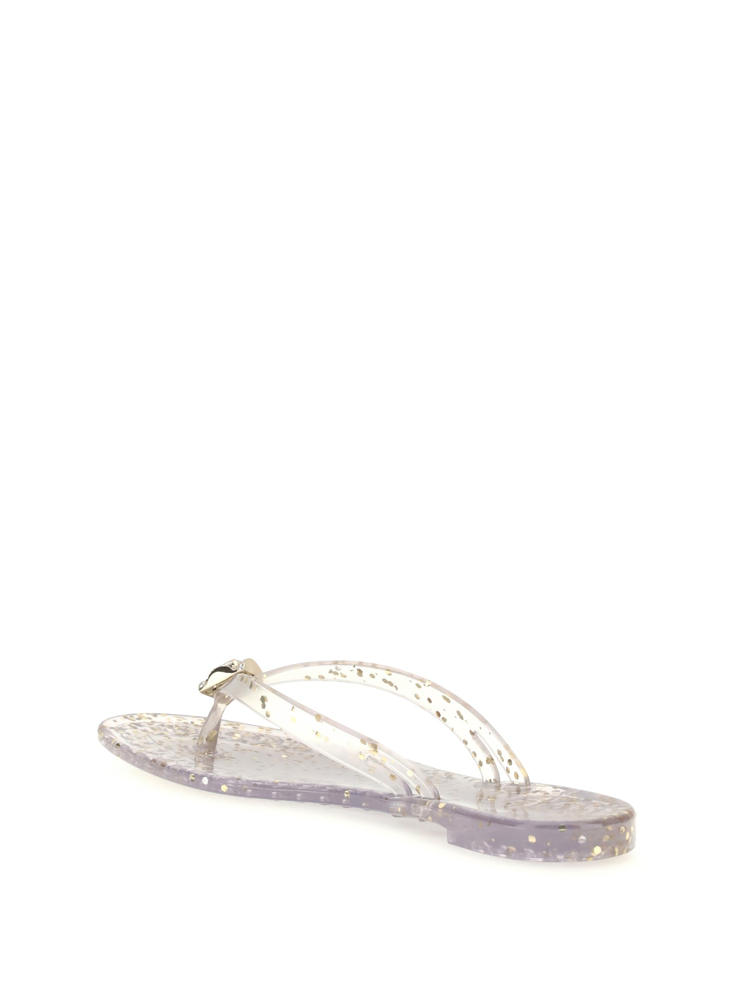 CASADEI 36 glitter thong sandals