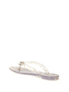 glitter thong sandals