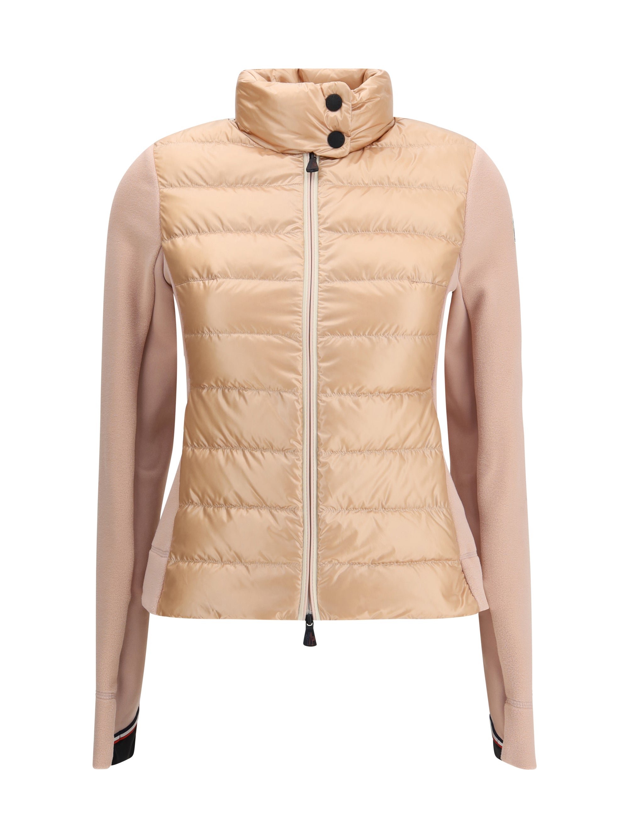 MONCLER GRENOBLE XS padded zip-up sweatshirt