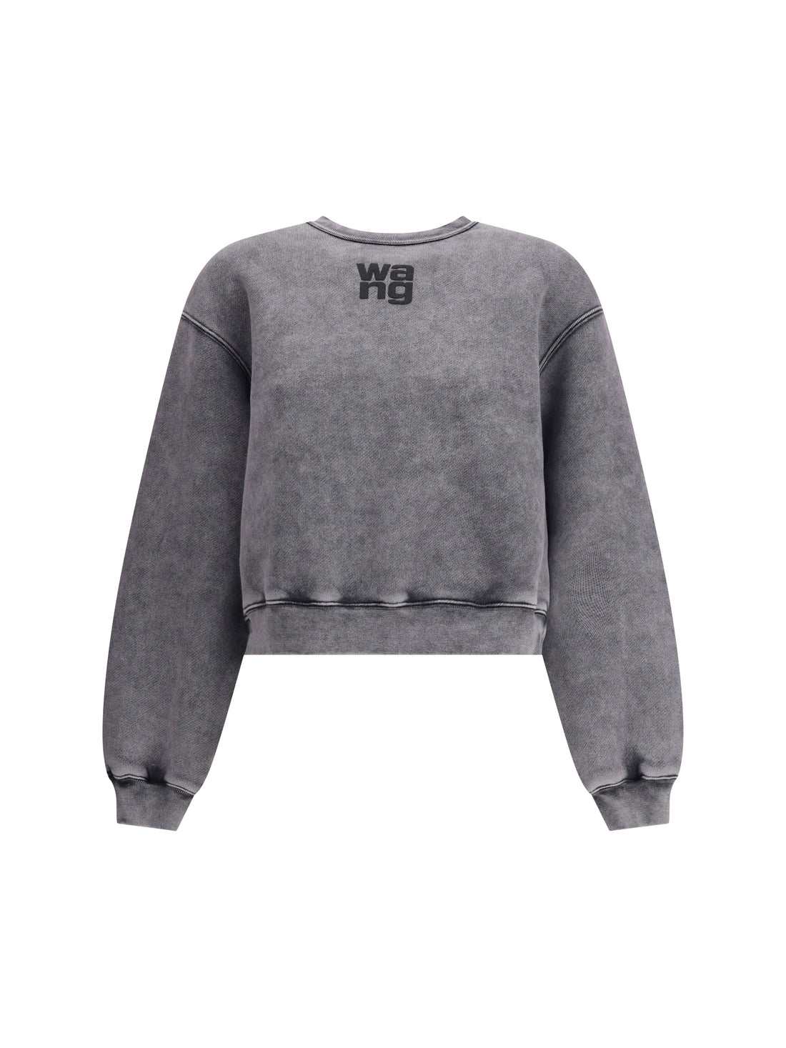 ALEXANDER WANG M  embossed logo crewneck sweatshirt
