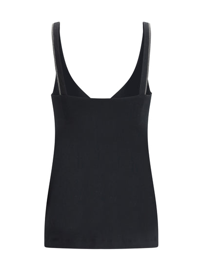 BRUNELLO CUCINELLI M top with embellishments