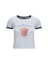 popcorn print t-shirt