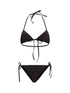 MISSONI 42 zigzag mesh triangle bikini with sequins
