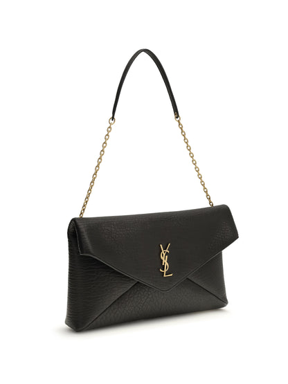 SAINT LAURENT OS envelope cassandre xxl clutch bag