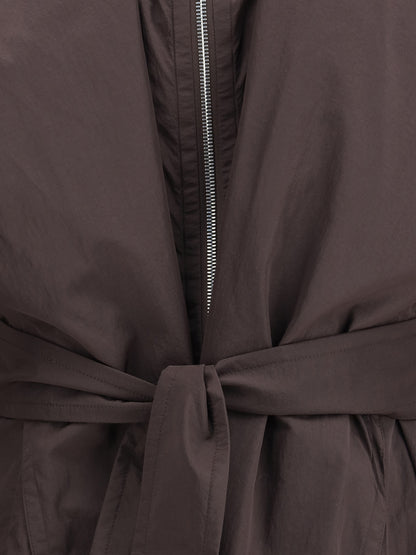 MAX MARA SPORTMAX S-M oversized barba trench coat in taffeta