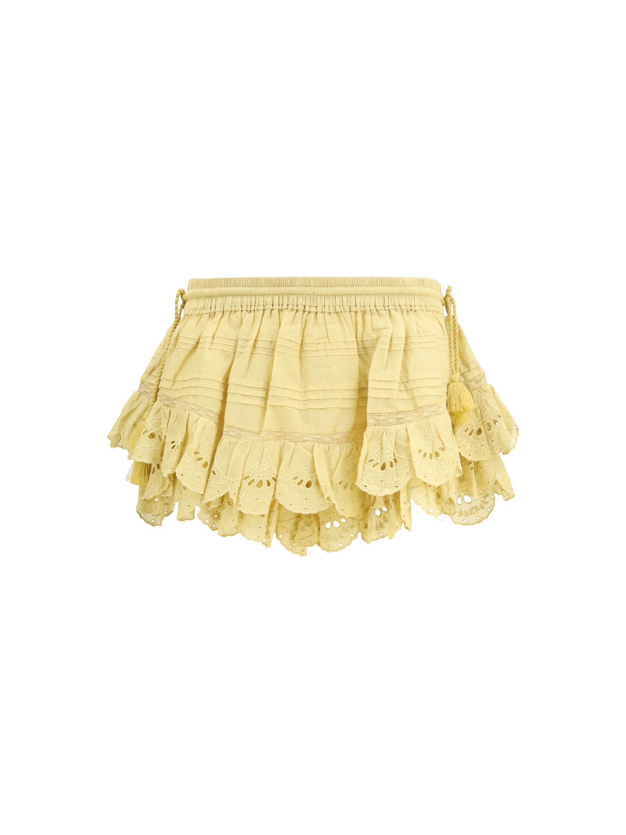 puria shorts with ruffles