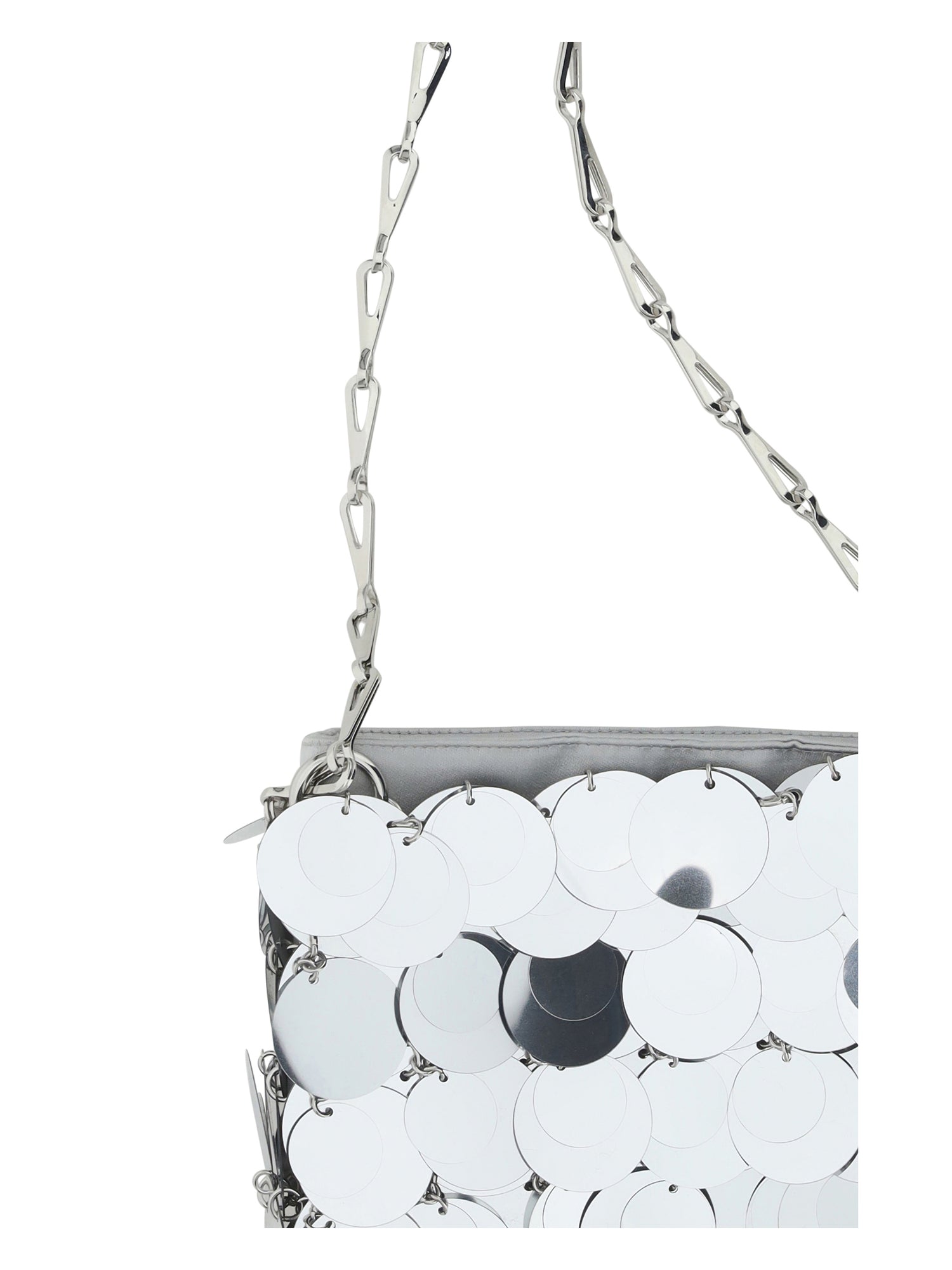 RABANNE OS sparkle nano shoulder bag