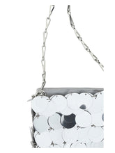 RABANNE OS sparkle nano shoulder bag