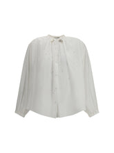 FORTE_FORTE I voile shirt with embroidery
