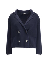 ELLA S short cardigan with hook-and-eye closure