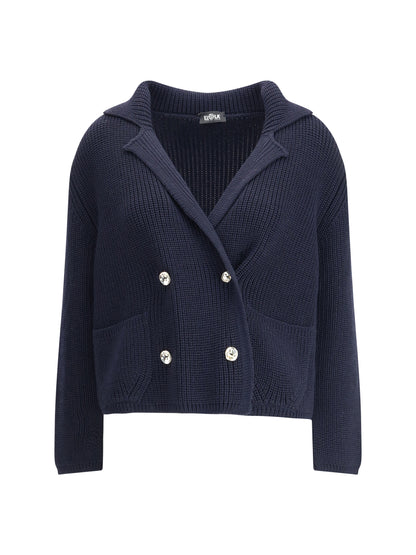 ELLA S short cardigan with hook-and-eye closure