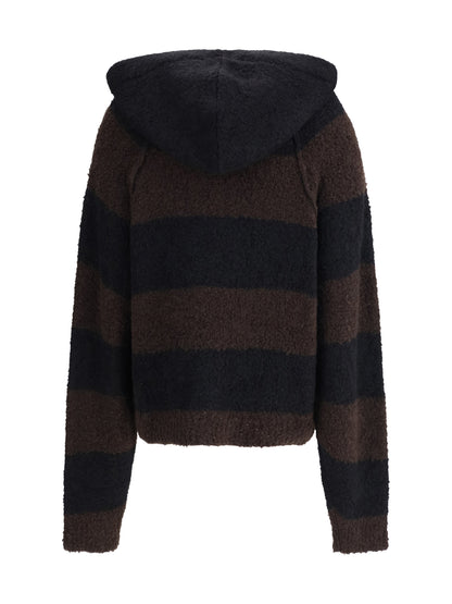 PETAR PETROV S striped hooded sweater