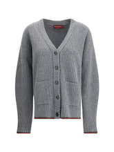 GUCCI S ribbed knit wool cardigan