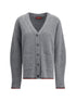 GUCCI S ribbed knit wool cardigan
