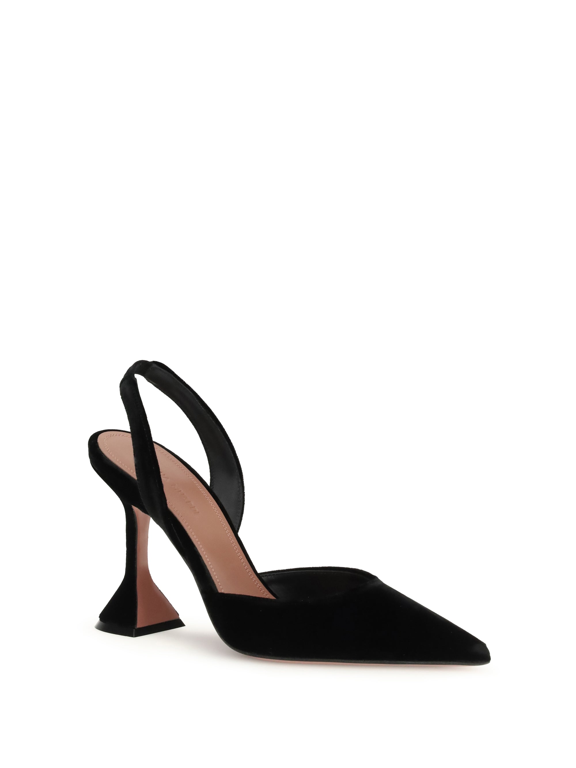 AMINA MUADDI 36 velvet slingback pumps