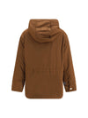 reversible padded parka in radzmir and water repellent canvas