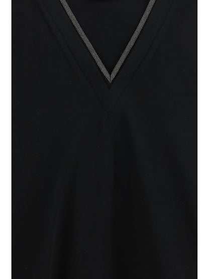 BRUNELLO CUCINELLI L t-shirt with embellishments