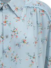 BOTTEGA VENETA 40 silk floral shirt