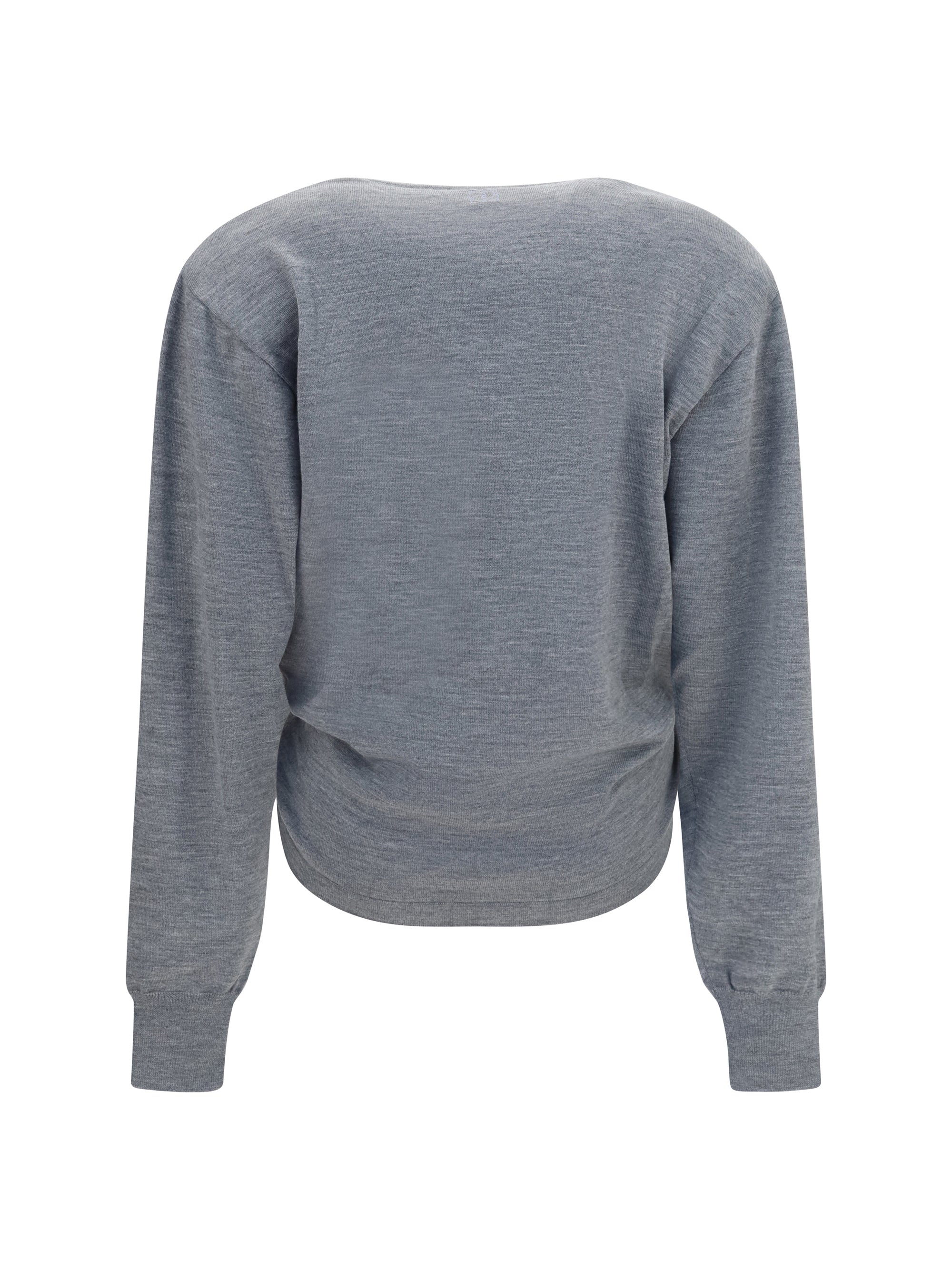 long-sleeve knot t-shirt