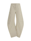 informal pants in twill