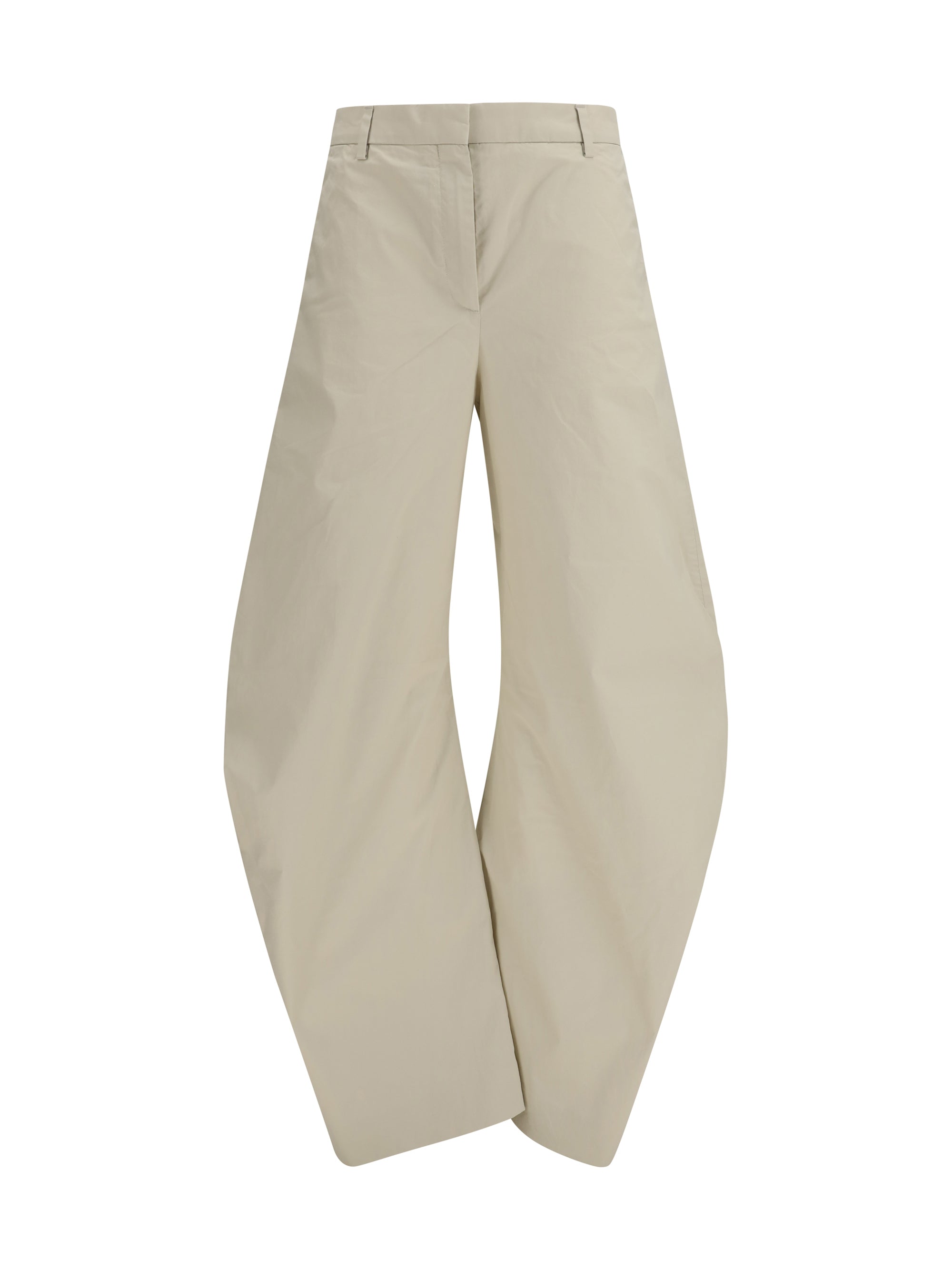 informal pants in twill
