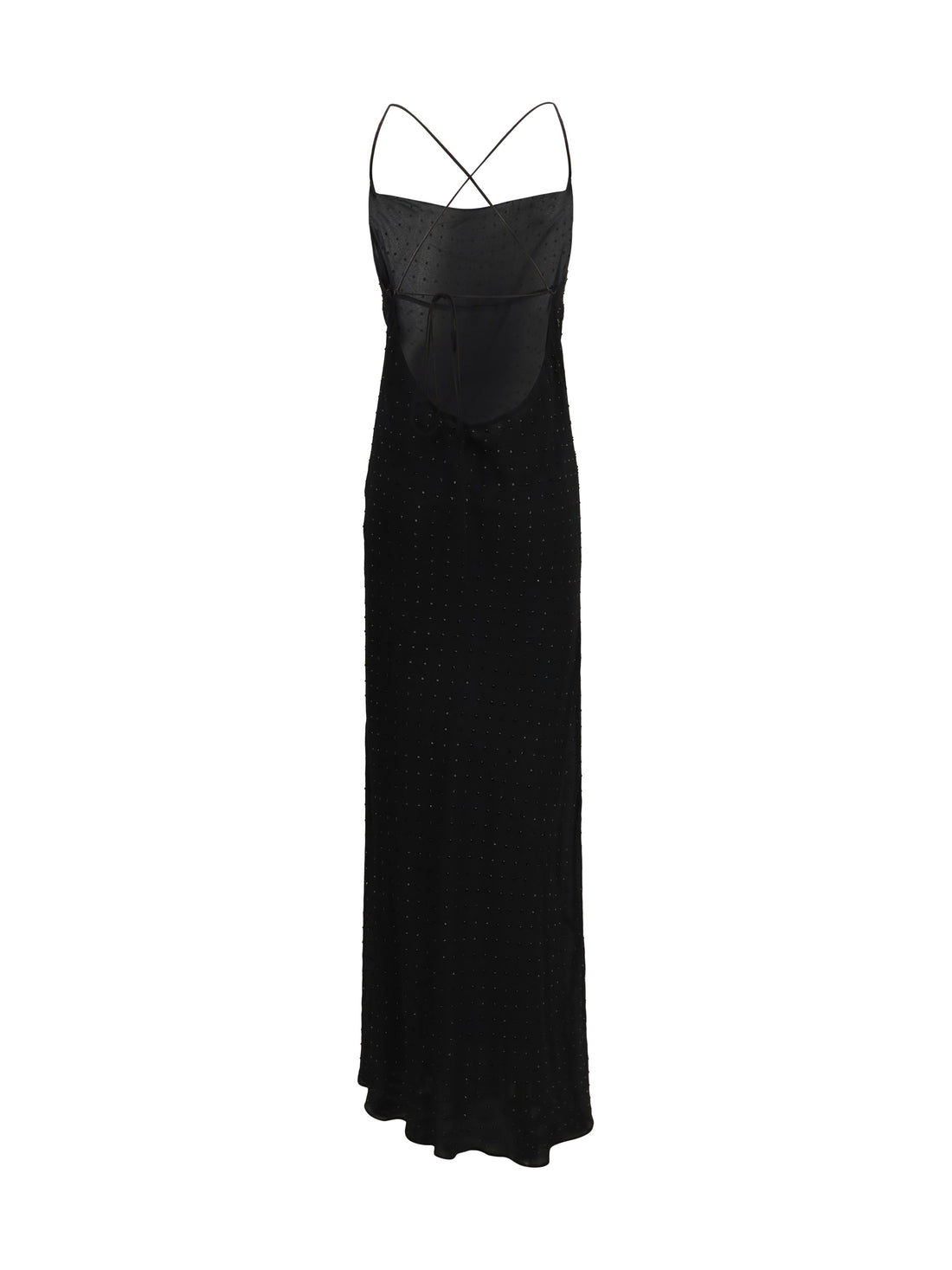 PINKO 40 long strass slipdress