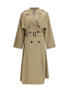 oversized double-breasted trench