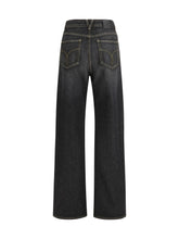 VERSACE 26 straight jeans with studs