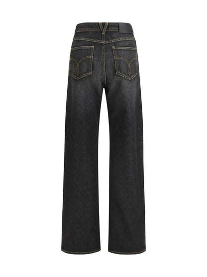 VERSACE 26 straight jeans with studs